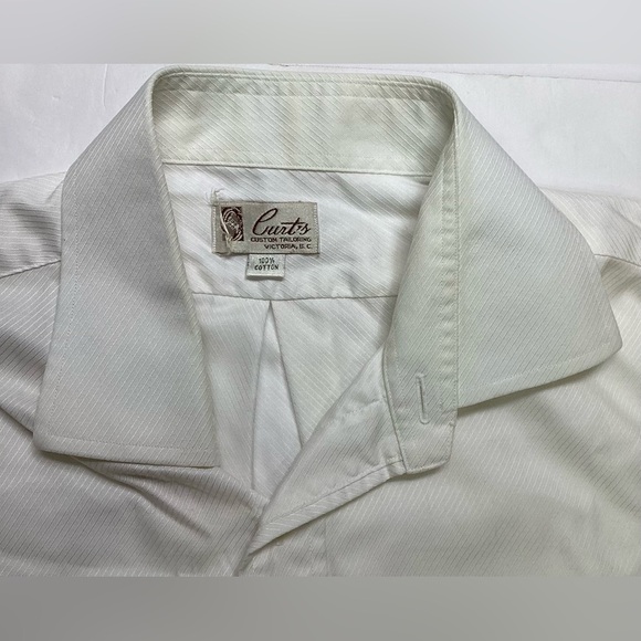 Curt’s formal white dress shirt. 100% cotton, 16.5 neck. Good condition - Picture 11 of 13